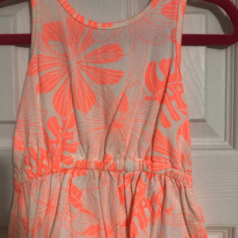 Carters sleeveless Hawaiian style dress girls‎ size 5T tropical vacation